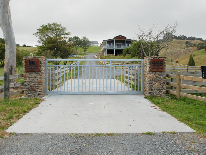 Entrance to the farm in 2020